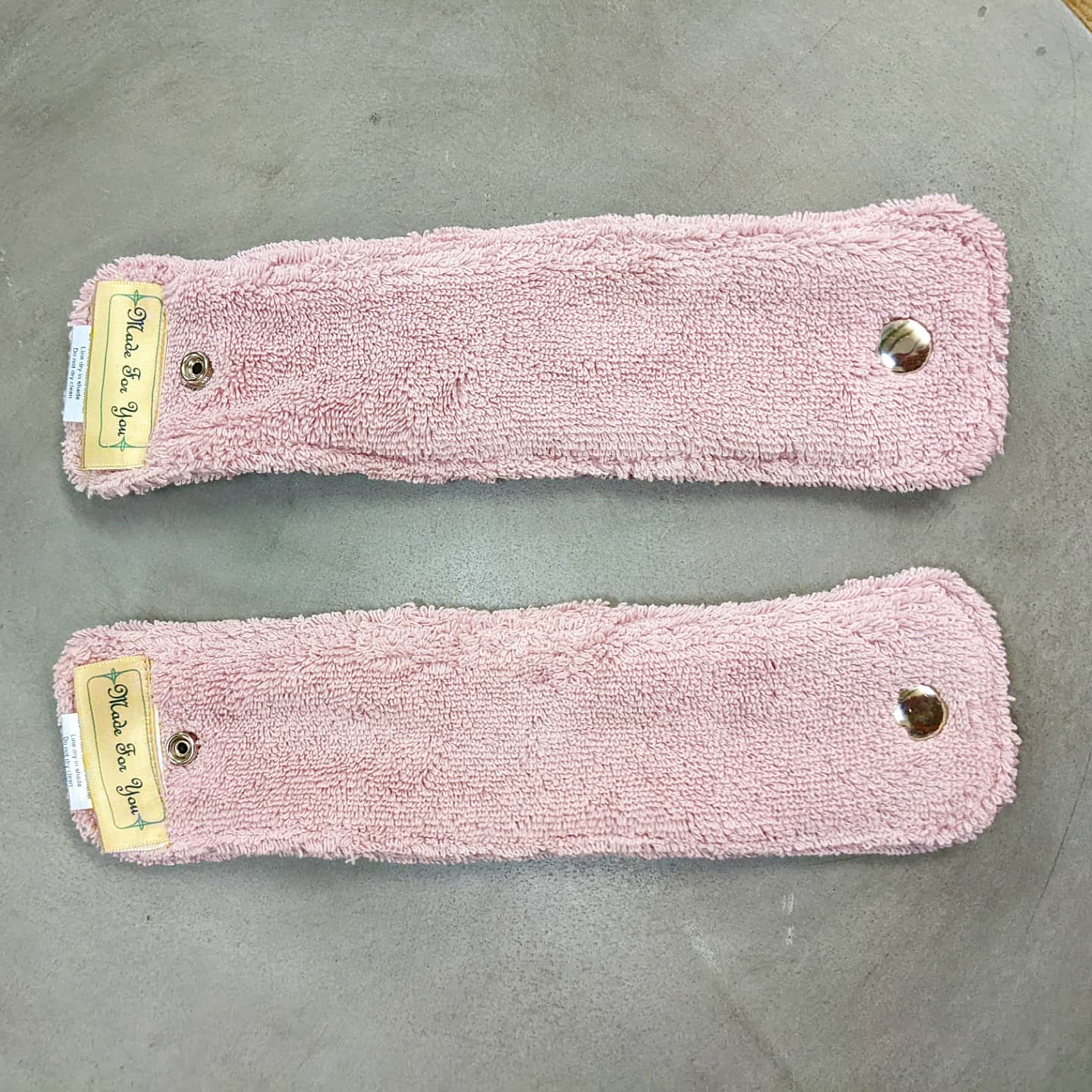 One Pair Musk Pink Special Needs Wrist Guards - Custom Made to Order - Image 4