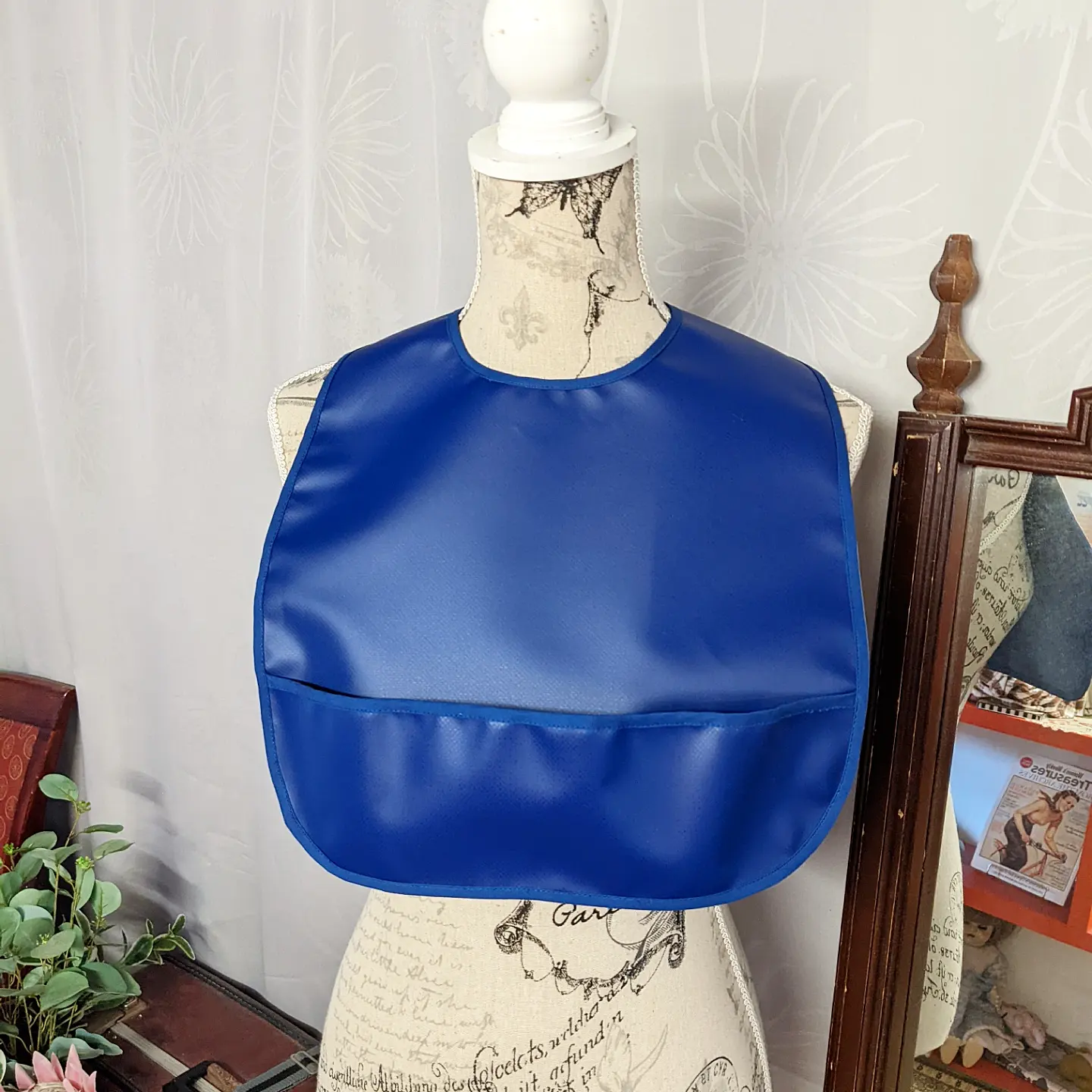 Plastic Feeder Bib adjustable Child to Adult Made in Australia